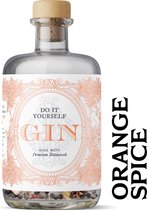 DIY Gin - Edition Orange Spice - Maak je eigen Gin voor een heerlijke gin tonic - 500ml