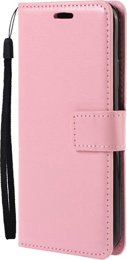 OPPO A57s Case Bookcase Flip Case Book Cover - OPPO A57s Case Book Case - Rose Clair