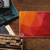 Back Cover geschikt voor Lenovo Tab M10 Plus (3e generatie) Polygon Red
