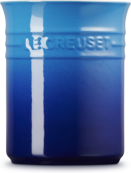 Le Creuset Tarro para sal de cerámica de gres, 0, 3 L, Azure, 80811102200005