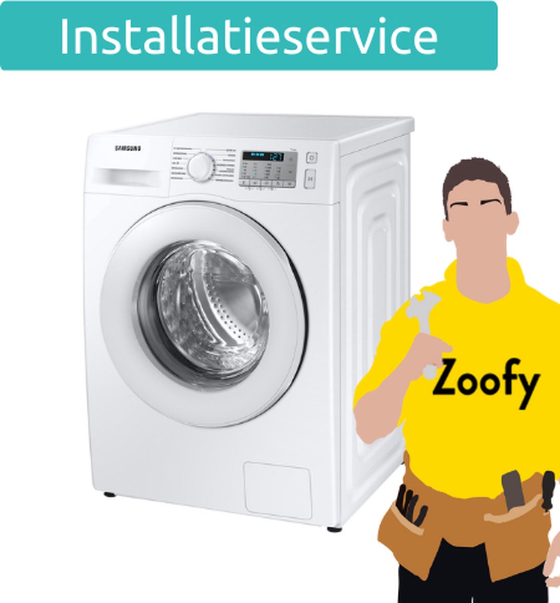 Wasmachine aansluiten (met kraan) - Door Zoofy in samenwerking met bol.com  -... | bol.com