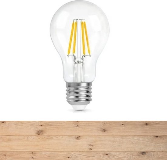 Lampe LED | Edison | 6 cm | A60 | Lampe à incandescence | E27 | 1x4W 2700K | A + | Efficacité énergétique | Applique murale |
