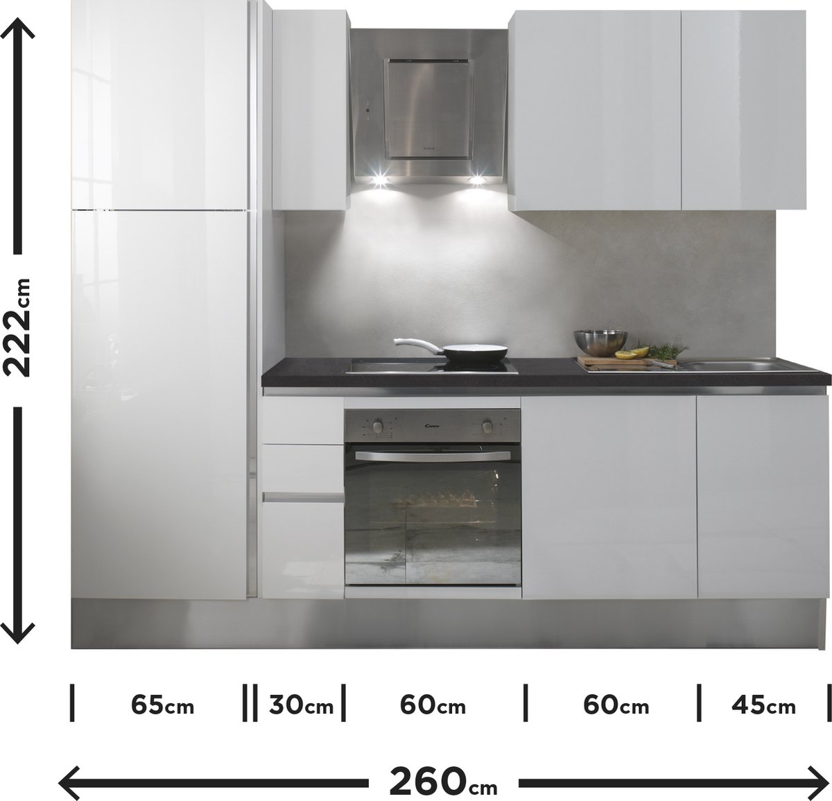 SAILUN 180cm Trapleuning RVS - 0 Crossbar - Voorgemonteerd Complete Kit Grondinstallatie voor binnen balkon