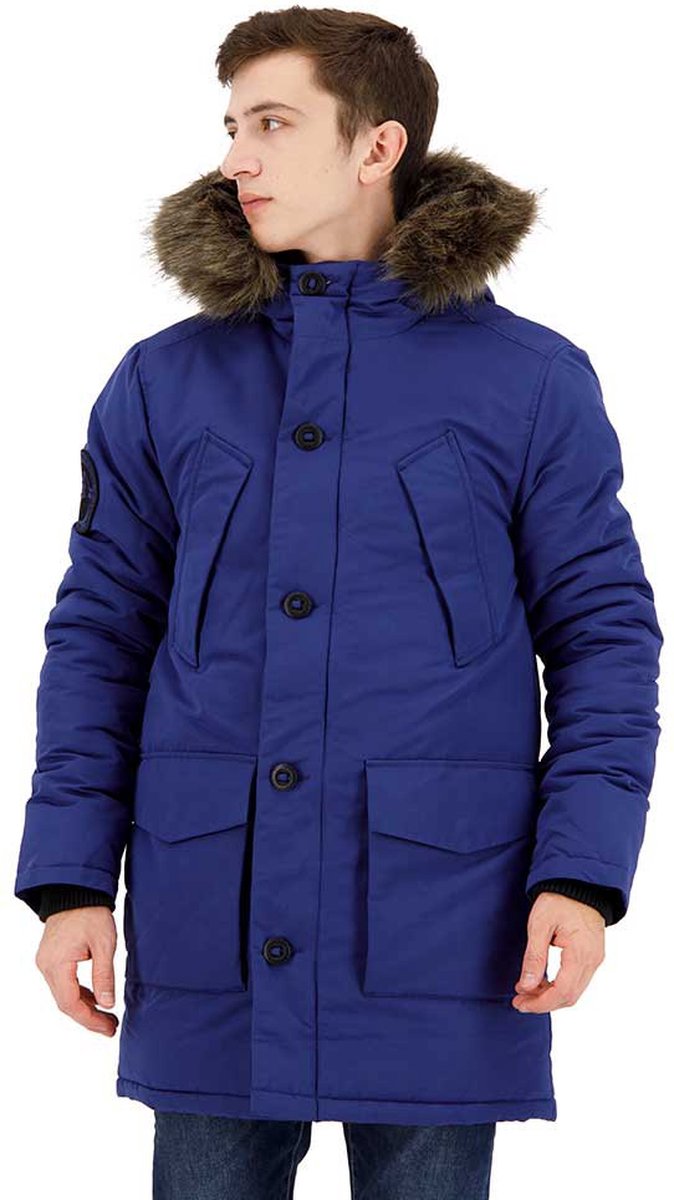 SUPERDRY Vintage Everest Jasje Heren Twilight L Blauw