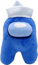 Among US knuffel blauw - 20 cm - Plushie - Game Merchandise
