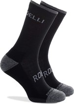 Rogelli Merino Wool - Chaussettes de cyclisme hiver - 36-39 - Noir
