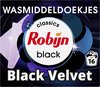 Robijn Classics Black Velvet Wasmiddeldoekjes 16 wasstrips