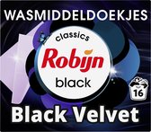 Bol.com Robijn Classics Black Velvet Wasmiddeldoekjes 16 wasstrips aanbieding