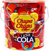 Chupa Chups Cola & Cola-citroen lolly's in een origineel bewaarblik - 150stuks/1800g