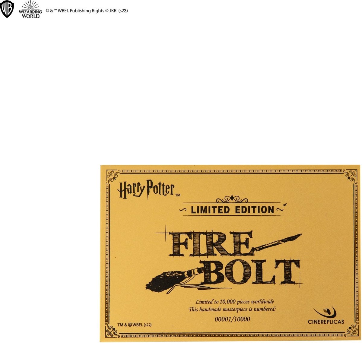 Réplique de balai Firebolt de Harry Potter
