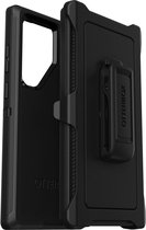 Geschikt voor OtterBox Samsung Galaxy S23 Ultra Defender Back Cover Hoesje - Zwart