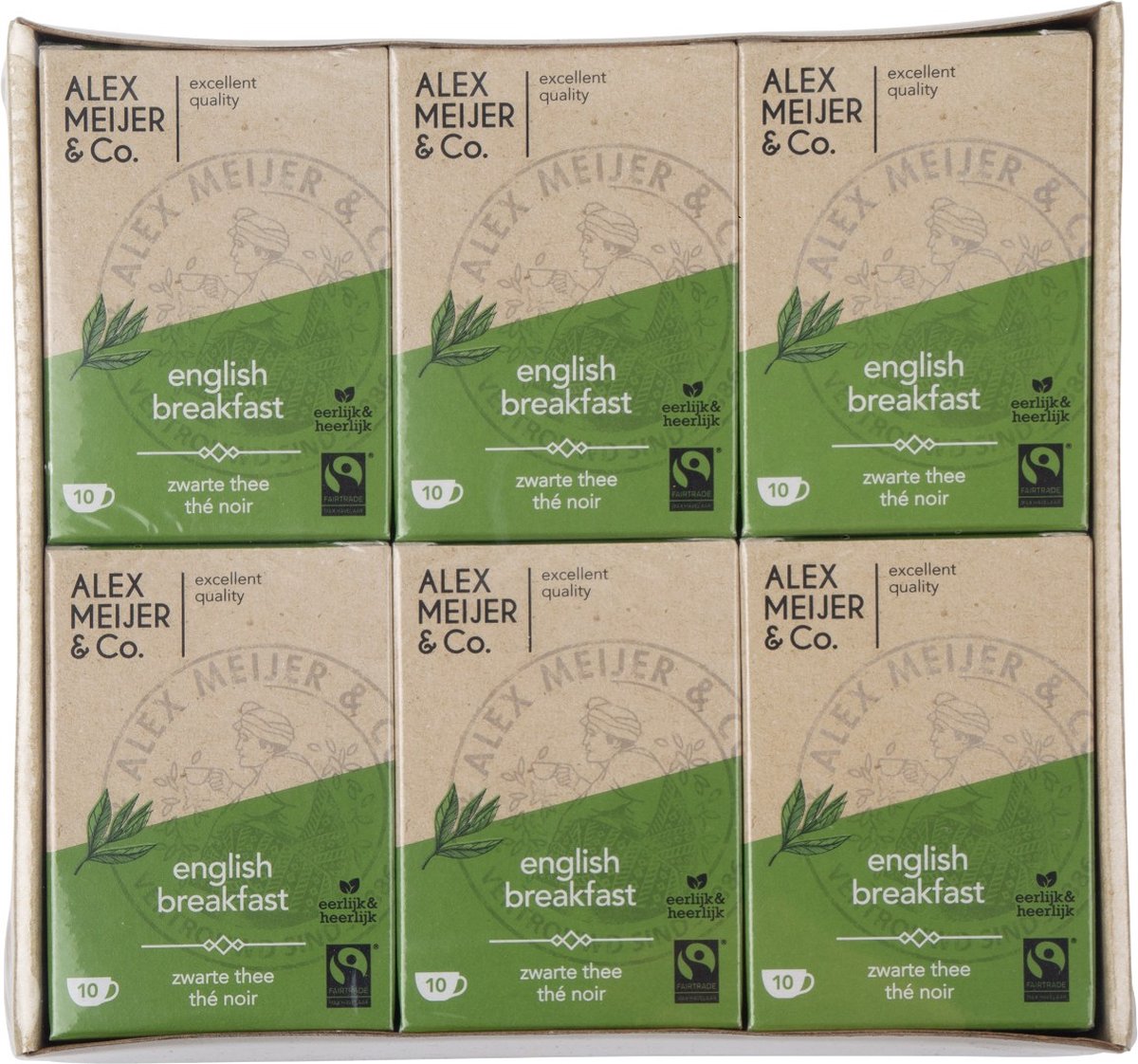 Alex Meijer theezakje english breakfast ft 6 pakjes x 10 zak