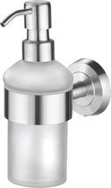 AMARE Zeepdispenser - Roestvrij Staal - Anti-vingerafdruk - Inhoud 220 ml - 19 x 6,3 x 6,3 cm