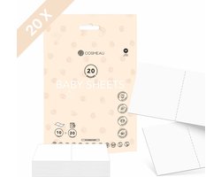 Cosmeau Baby Wasmiddeldoekjes 20 Wasbeurten - Bergamot - Wasmiddel - Wasstrips - Wasvellen - Detergent Sheets - Laundry - Kids Peuters Baby