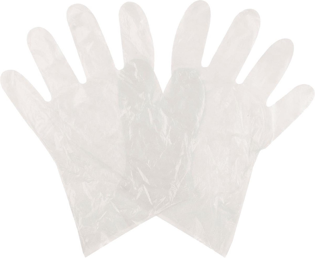 Gants polyéthylène transparent sachet de 100 pièces
