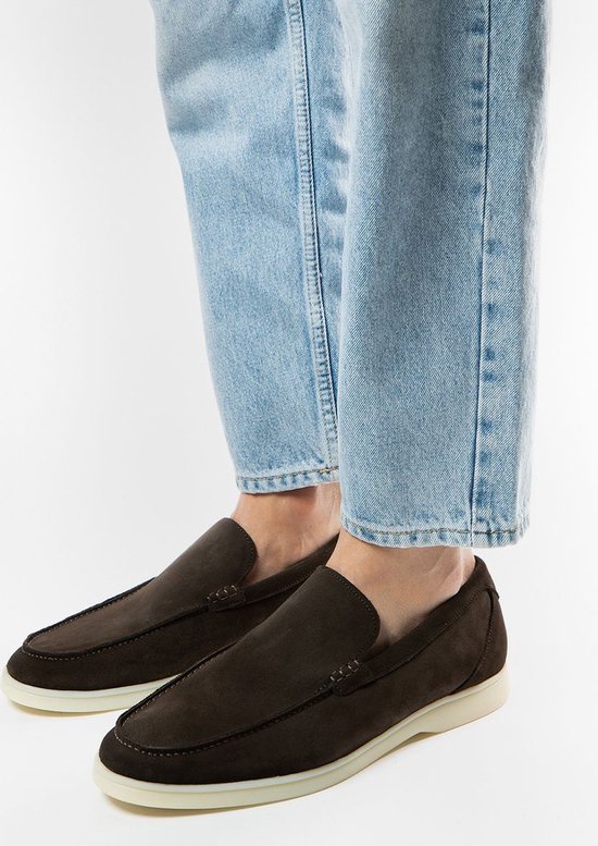 Suede instappers heren hotsell