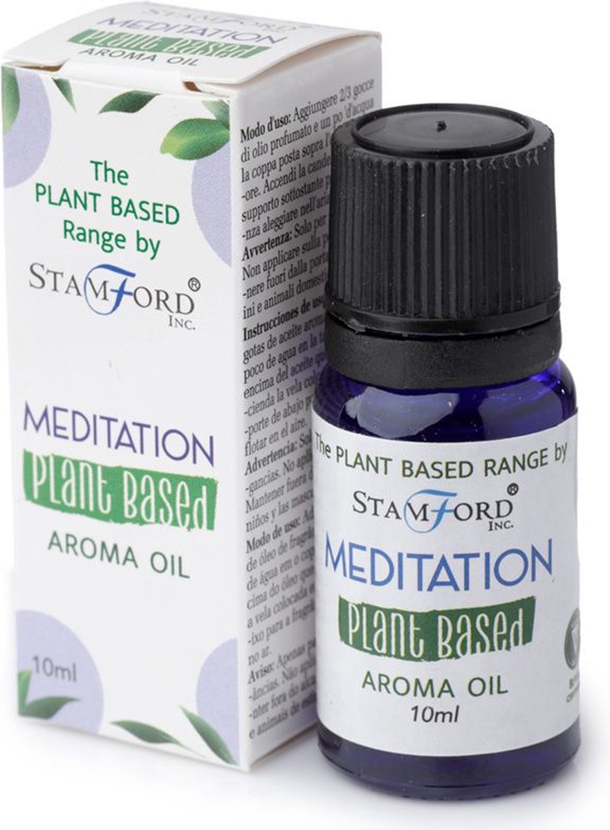 Goedkoopste Plantaardige Aroma Geurolie - Meditatie - 10ml - Geurolie Voor Aroma Diffuser - Huisparfum
