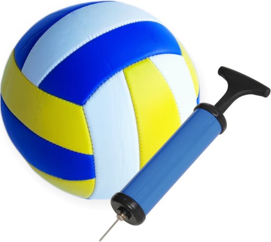 Jobber - SET - Volleybal - Met ballenpomp - Bal - Pomp - Camping - Spel