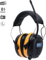 Protection auditive Soul Taine avec Radio - DAB + - Cache-oreilles avec entrée Bluetooth et AUDIO - Rechargeable - Sac inclus - Oranje | EAR-20-O