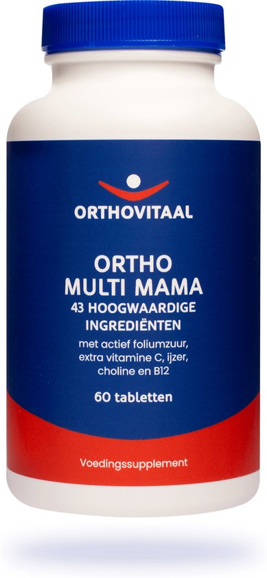 Orthovitaal - Ortho Multi Mama - 60 tabletten - Multi vitaminen mineralen - vegan - voedingssupplement