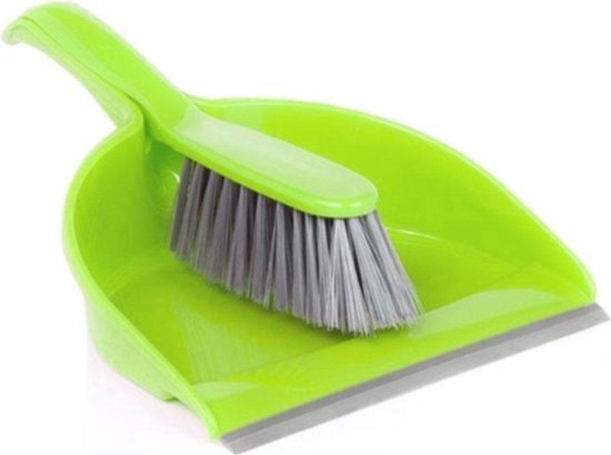 Goedkoopste Kreeft Auto | Stoffer en Blik | Groen | Schoonmaken | Eenvoudig | Binnen en buiten huis | Grote schoonmaak | Schoonmaakster