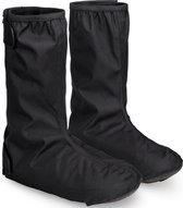 GripGrab - Sur-chaussures de vélo imperméables DryFoot 2 pour la pluie quotidienne - Zwart - Taille XS