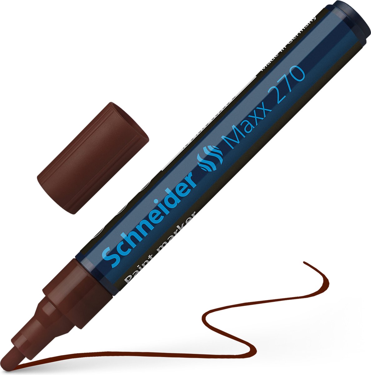 Schneider lakmarker - Maxx 270 - 1-3 mm - bruin - S-127007