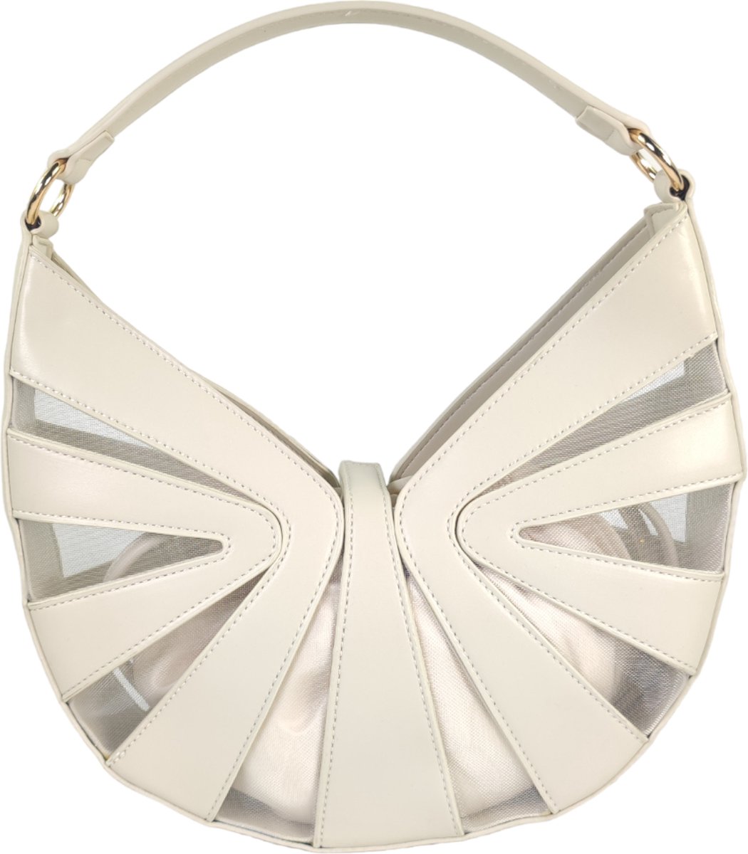 Qischa® - Handtas - dames - ecru