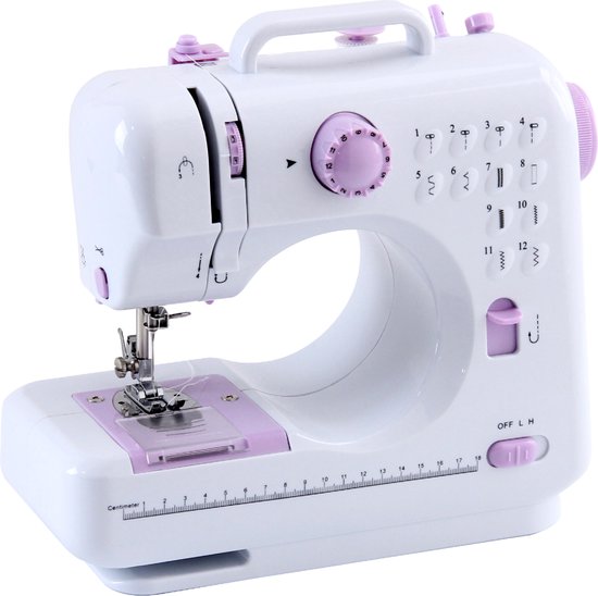 Crafts&Co Naaimachine voor Kinderen & Beginners - Sewing Machine - Wit