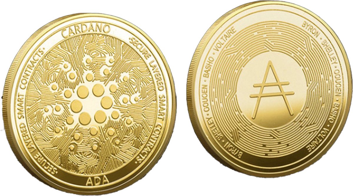 Pièce Cardano - Pièce ADA - ADA - Cardano - Pièce crypto - Crypto - Cadeau  crypto -... | bol