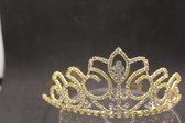 Mooie tiara, kroon, bruid, prinses, haaraccessoire, luxe diadeem, Haarpin, bloemen, haarpin, strass, koningin, maangodin, godin