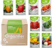 Pack Graines de Poivre et Graines de Paprika - 14 Variétés - Organifer