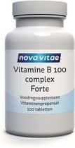 Nova Vitae - Vitamine B 100 - Complex - Forte - 100 tabletten