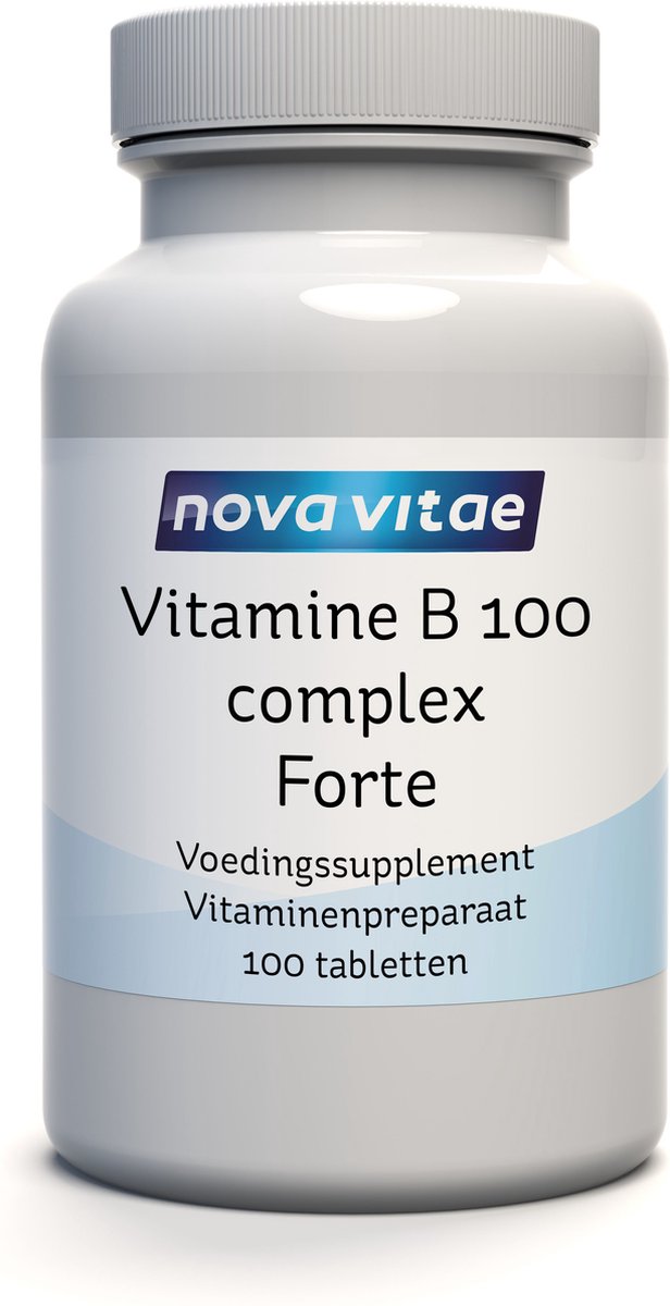 Goedkoopste Nova Vitae - Vitamine B 100 - Complex - Forte - 100 tabletten