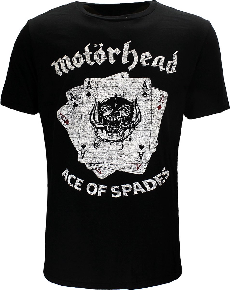 Motorhead Ace of Spades Cards T-Shirt - Officiële Merchandise - L