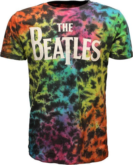 The Beatles Dip Dye Logo T-Shirt - Officiële Merchandise
