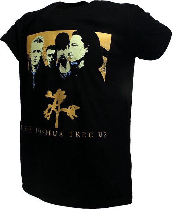 U2 The Joshua Tree Band T-Shirt Zwart - Officiële Merchandise - POPMERCH