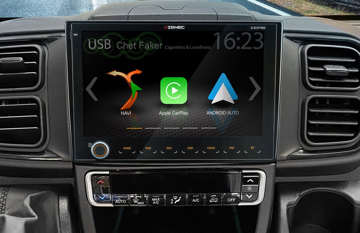 Zenec Z-N965, 1-DIN autoradio met 9 inch scherm - Apple Carplay - Android  Auto - DAB+