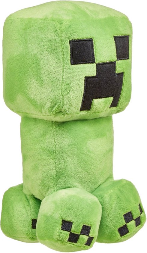 Minecraft Pluche knuffel Creeper 23 cm Groen