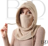 BRD Australian Velvet Fleece Balaclava / Balaclava Beige | Cache-cou masque buccal chapeau d'hiver unisexe taille unique