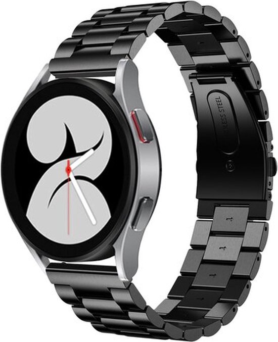 By Qubix Garmin Vivoactive 3 - Bracelet à maillons en acier - Zwart