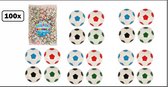 100 pièces ballon de football rebondissant 3,3 cm - Ballons de football de party de fête à Thema