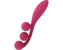 Satisfyer 'Tri Ball 1', 20,5 cm, oplegvibrator, 3 motoren