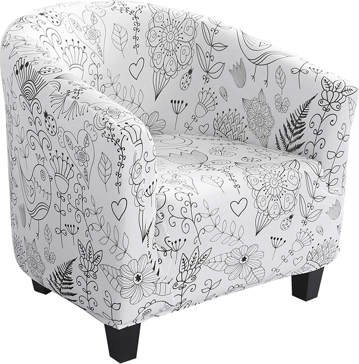 Universeel Club Fauteuil Hoes Stretch Chesterfield Fauteuil Hoes
