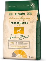 Fitmin Dog Mini Performance Lam & Rund 2,5kg