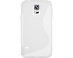 Geschikt voor Samsung Galaxy S5 Neo Silicone Case s-style hoesje Transparant