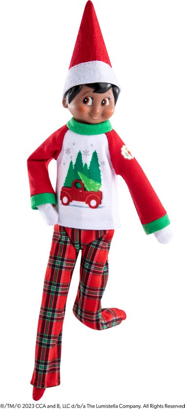 The Elf on the Shelf Claus Couture: BOMEN EN BOERDERIJ PYJAMA 23x10 cm, kledijset voor scout elf, 3+