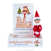 The Elf on the Shelf Cadeau set: MEISJE franstalig 27x18,5 cm, geschenkset met scout elf pop en voorleesverhaal met adoptiecertificaat, in kartonnen doos, 0+