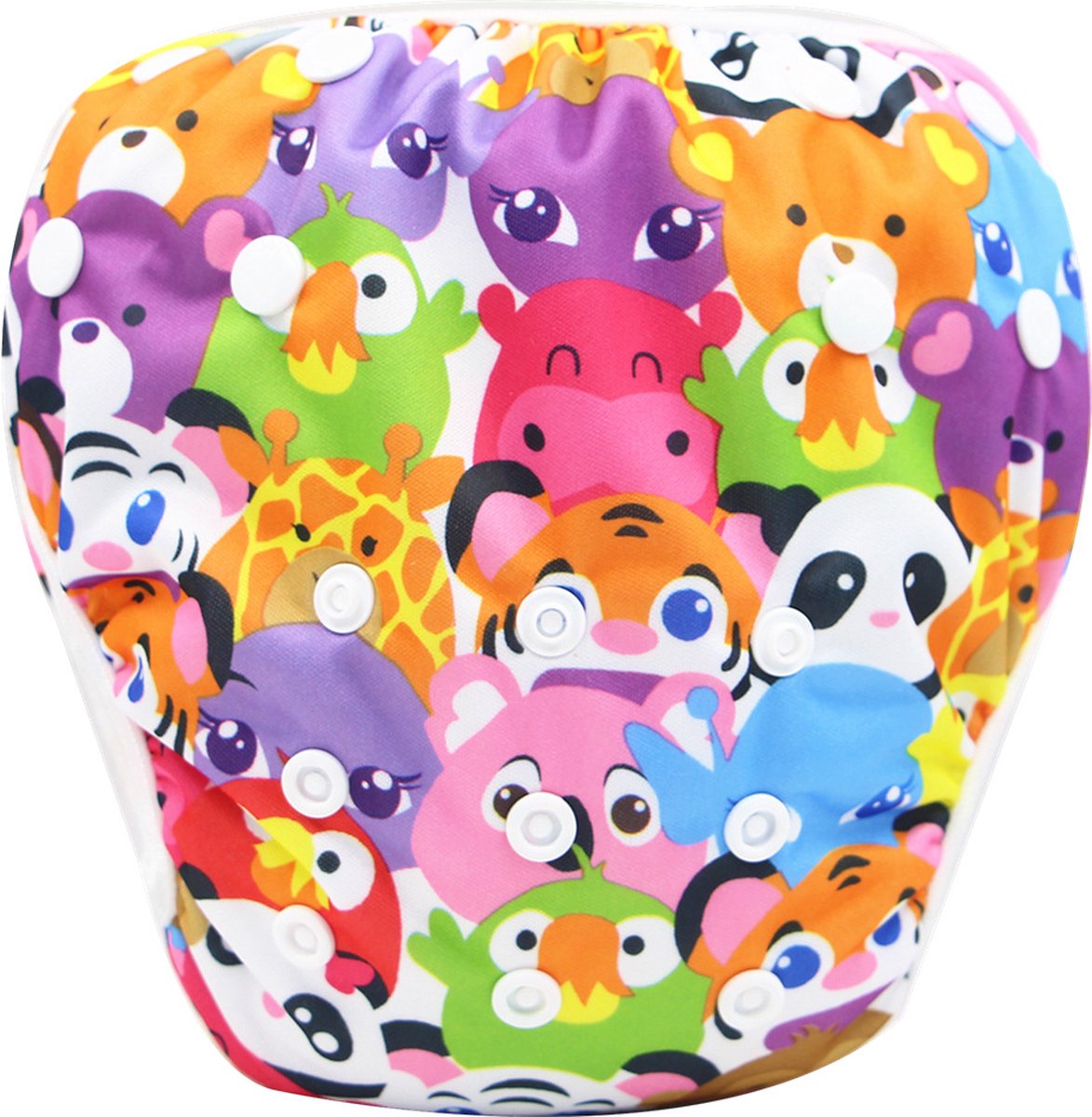 Goedkoopste RAMBUX® - Zwemluier - Cartoon - Wasbaar & Verstelbaar - Zwembroek voor Zwembad - Zwemshort Baby & Peuter - 3-15 KG - 0-3 Jaar