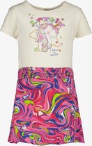 TwoDay meisjes jurk met unicorn print - Roze - Maat 92